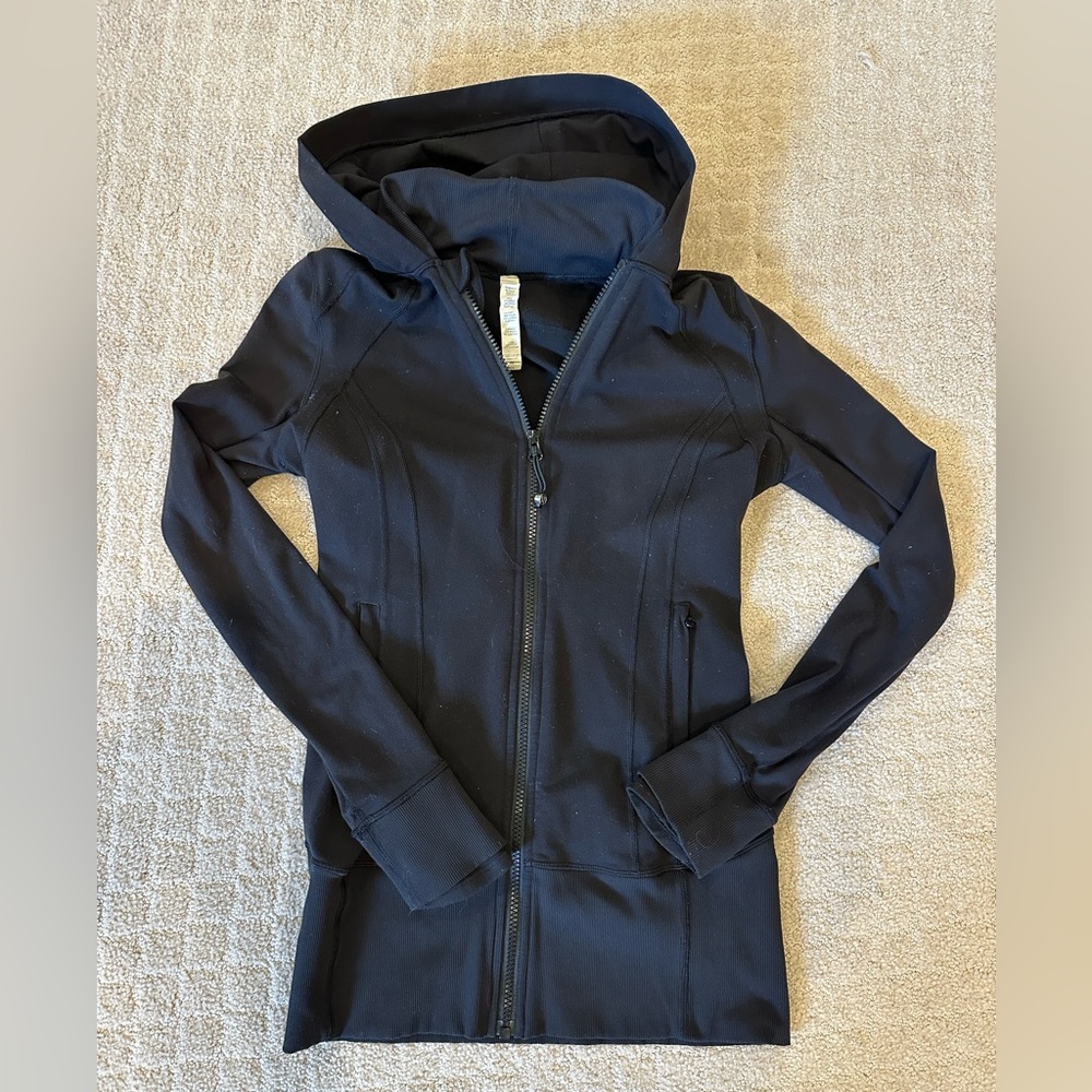 lululemon athletica Black Hooded Jacket